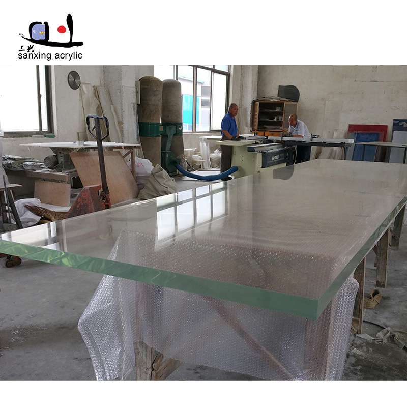 Plastic transparent acrylic sheets 20mm500mm thick customized acrylic